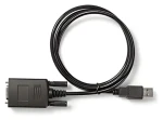 Nedis Redukce USB-A - RS232 DB9 černá / Redukce / 0,9 m / poniklované kontakty (CCGW60852BK09)