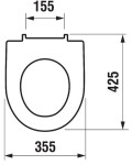 ALCADRAIN předstěnový instalační systém bez tlačítka + WC JIKA LYRA PLUS RIMLESS + SEDÁTKO DURAPLAST H895652 X LY1