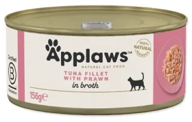 Applaws Tuňák s krevetami 156 g / Konzerva pro kočky / doplňkové krmivo / bez lepku (033-490238)
