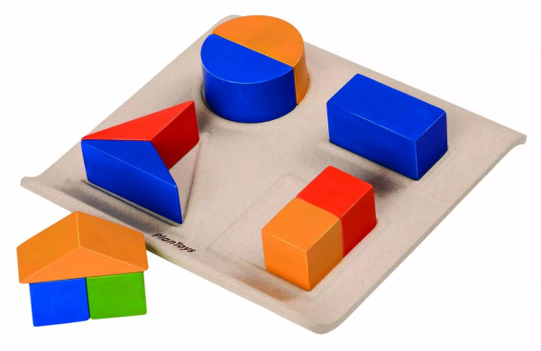 PlanToys PlanToys Skládání zlomkových tvarů