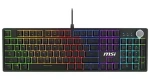 MSI Forge GK320 černá / Herní klávesnice / mechanická / Red switch / podsvícení / US layout (S11-04CE203-HH9)