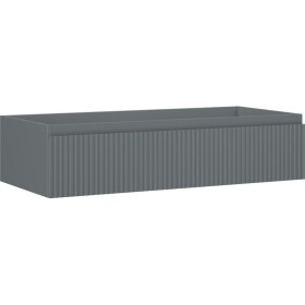 MEXEN/S - Rivel koupelnová skříňka pod umyvadlo 100, 1 šuplík, reliéf , grafit mat 91A20-10023-1-BF66