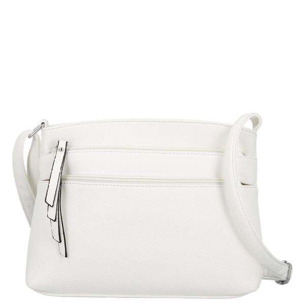 Stylová dámská koženková crossbody kabelka Lumi, bílá