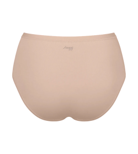Dámské kalhotky GO Daily Cotton Midi - BROWN - béžové 00LZ - SLOGGI BROWN XXL