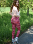 EVONA a.s. Dámské dlouhé legíny LUCY 354 - LUCY 354 XL