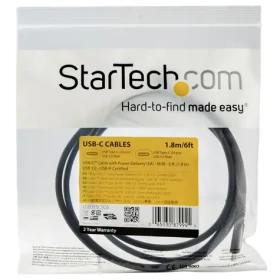 StarTech USB-C na USB-C černá / Kabel / USB 3.0 5Gbps / PD 5A / USB-IF / 1,8 m (USB315C5C6)