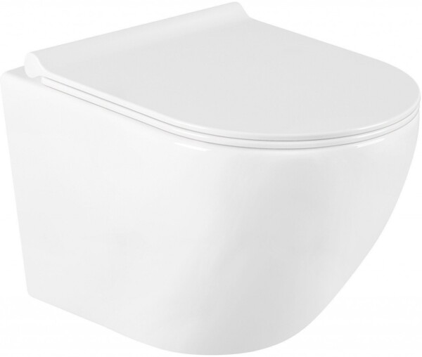 MEXEN/S - Lena Závěsná WC mísa včetně sedátka s slow-slim, duroplast, bílá 30220500