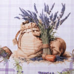 Středový ubrus LEVANDULE 85 x 85 cm