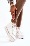 Dámské vysoké Zateplené tenisky Cross Jeans KK2R4044C Bílé 38