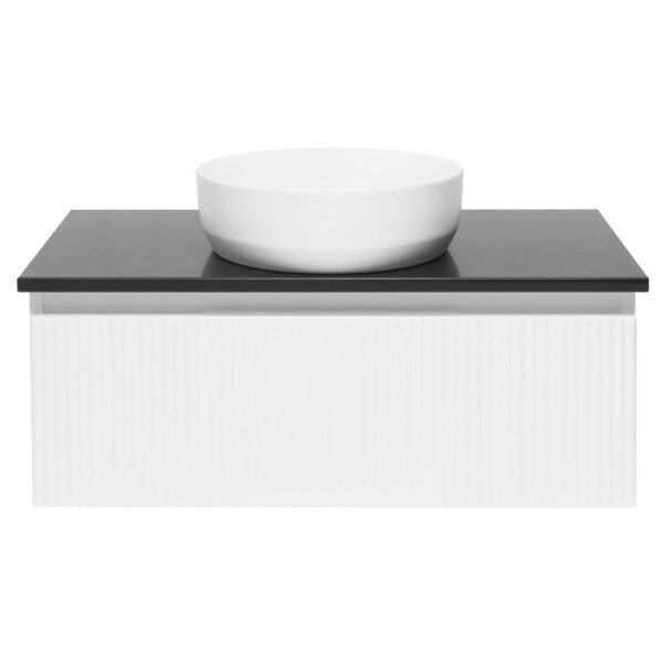 Koupelnová skříňka s žulovou deskou SAT Evolution 98x30x44,8 cm bílá mat SATEVO100WMZ SATEVO100WMZ