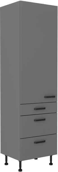 Vysoká potravinová skříňka Nessa 60 DKS-215 3S1F - Premium Box