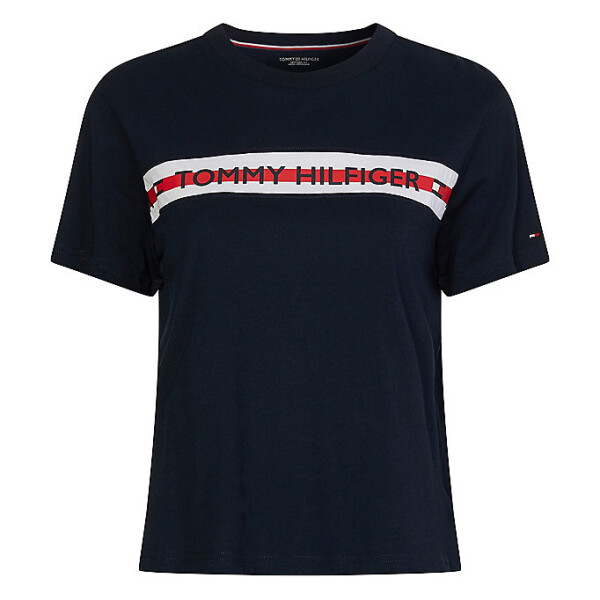 Dámské Tričko s krátkým rukávem UW0UW02551-DW5 - Tommy Hilfiger XS