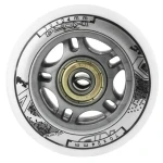 NILS Extreme Sestava bílých PU koleček 70x24 + ložiska ABEC7 (5907695515879)