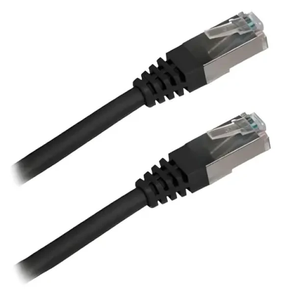 XtendLan Cat5e FTP 0,5m černý / Patch kabel / RJ45 (PK_5FTP005black)