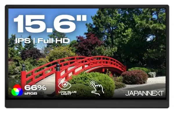 15,6" JAPANNEXT JN-MD-i156F-T-LE / Přenosný monitor / IPS / FHD / 60Hz / dotykový / USB-C (JN-MD-I156F-T-LE)
