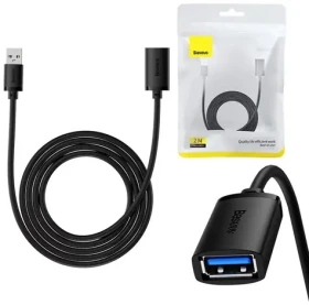 Baseus B00631103111-03 Prodlužovací kabel USB 3.0 samec - samice 2 m černá (B00631103111-03)