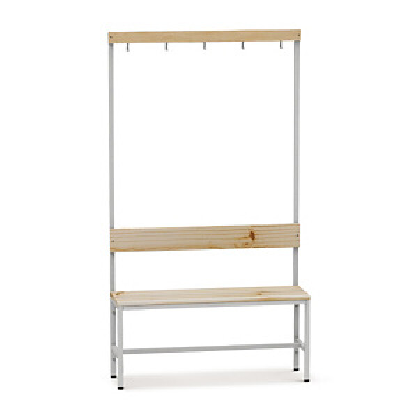 Šatní lavice s příslušenstvím 1500 x 315 x 1800 mm