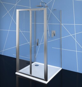 POLYSAN - EASY LINE třístěnný sprchový kout 900x800, skládací dveře, L/P varianta, čiré sklo EL1990EL3215EL3215