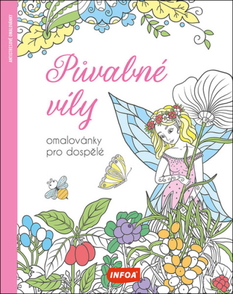 Půvabné víly - Omalovánky pro dospělé