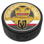 Mustang Puk Vegas Golden Knights NHL Chance Mascot Textured Puck