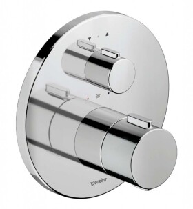 DURAVIT - Termostatická baterie pod omítku, pro 2 spotřebiče, chrom TH4200014010