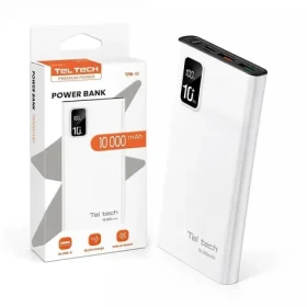 Teltech bílá / Power banka / 10000 mAh / 22,5 W / 5 A (11267)