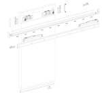 Terno scorrevolli Diva Fluid kování pro interiérové posuvné dveře :: 3m s profilem (485144)