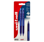 UNI Erasable Gel gumovací pera stiskací modrá 2 ks