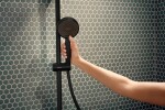 HANSGROHE - Activera S Sprchový set s termostatem, průměr 24 cm, 2 proudy, EcoSmart+, matná černá 28083670