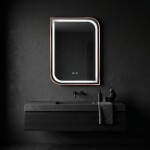 REA - Zrcadlo LED ZONE 70x50 BRUSH ROSE GOLD HOM-00304