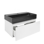 Koupelnová skříňka s umyvadlem SAT B-WAY 79x30x45 cm bílá lesk BWAY80WU2B BWAY80WU2B