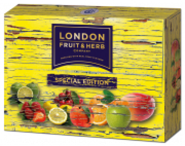 London Fruit & Herb Speciální edice box žlutý 30 sáčků