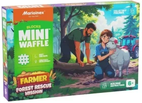 MARIOINEX Stavebnice Waffle Farmer Lesní záchranná akce