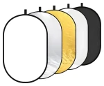 Neewer Reflektor 5v1 80×120 cm / Fotografický reflektor / skládací / 5 povrchů / přepravní taška (RF0812)