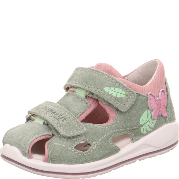 Dívčí sandály BOOMERANG Light Green/PinkPurple Superfit 1-000869-7500 světle zelená - 25
