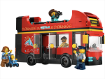 LEGO® City 60407 Červený dvoupodlažní vyhlídkový autobus