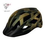 Přilba R2 LUMEN JUNIOR ATH20A2, barva tmavě zelená/tmavě zlatá, velikost S (velikost S 52-56 cm)