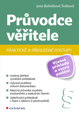Průvodce věřitele - Švábová Jana Boháčková