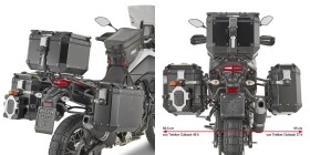 Plo2145Cam trubkový nosič bočních kufrů PL One-Fit pro Yamaha XT 700 Z Ténéré (19-24)