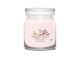 YANKEE CANDLE Pink Cherry &amp; Vanilla svíčka 368g / 2 knoty (Signature střední)