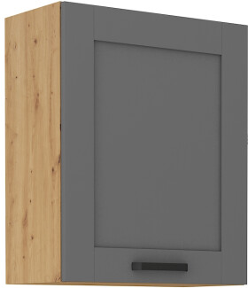 Horní skříňka Luna 60 G-72 1F Barva korpusu: Dub artisan, Barva dvířek: Dust Grey