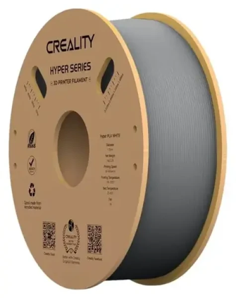 Creality Filament Hyper PLA šedá / struna pro 3D tiskárnu / Hyper PLA / 1.75mm / 1kg (3301010340)