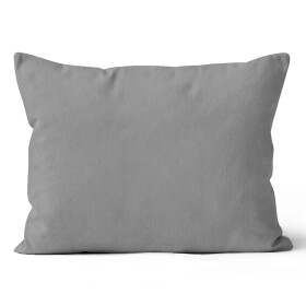 Mikroplyšový povlak na polštář 50x70 cm Šedý