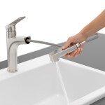 Dřezová baterie Villeroy & Boch Junis Sky Shower, 928200LC, nerez 928200LC
