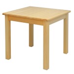 KLASA-NÁBYTEK.cz Jídelní stůl JSBO čtverec borovice ROZMĚR: (š/h/v) 75 cm