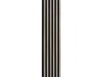 Akustický panel – Černá / dub sonoma 270 × 30 cm