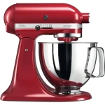KitchenAid 5KSM125 královská červená / Kuchyňský robot Artisan / 300 W / 4,8L / 10 rychlostí (5KSM125EER)