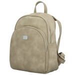 Trendy dámský koženkový kabelko-batoh Renie, khaki
