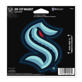 Wincraft Magnet Seattle Kraken NHL Die Cut Magnet