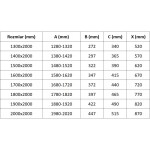 MEXEN/S - Exo dvojité posuvné sprchové dveře 190, transparent, chrom 8152-190-000-01-00